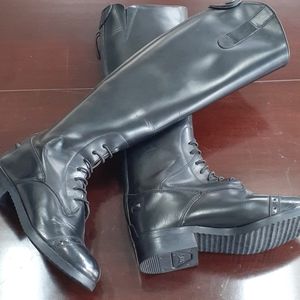 Girls Tall Ovation Leather Equestrian Riding Boots